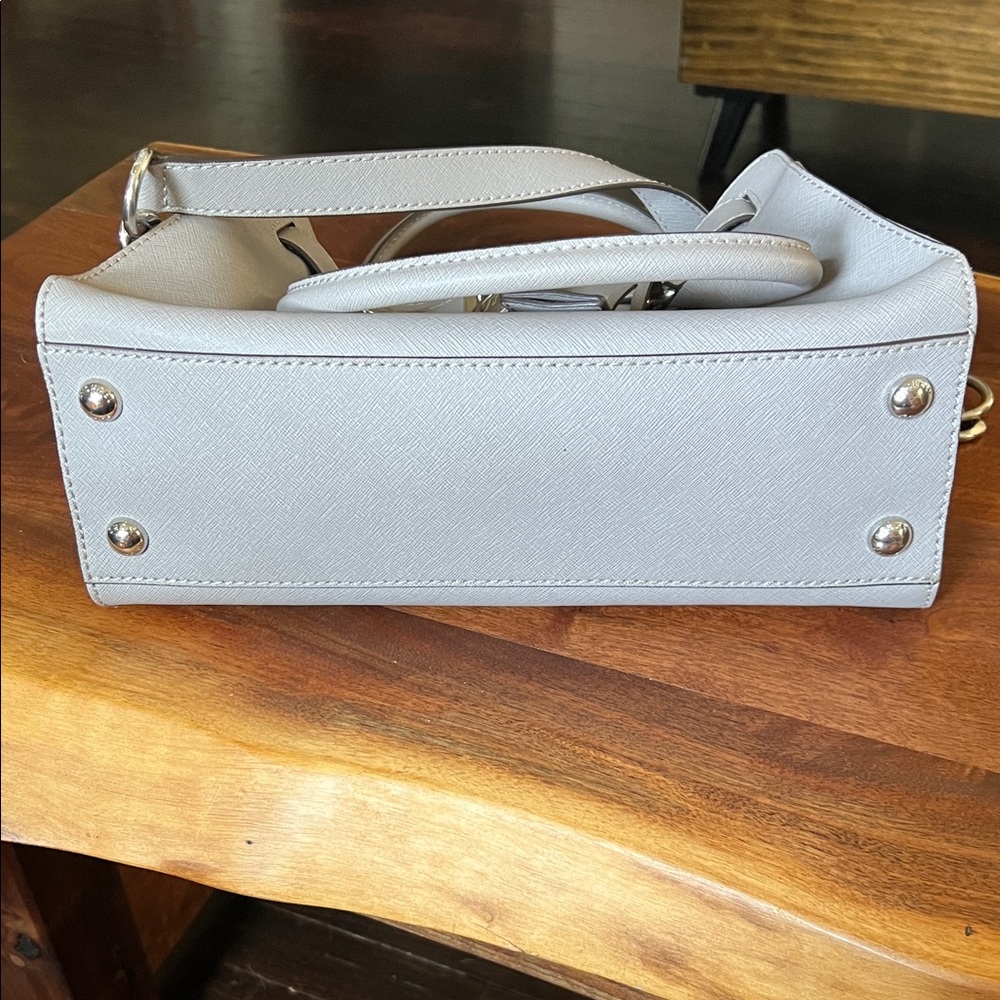 Michael Kors Light Gray Satchel - Picture 6 of 6